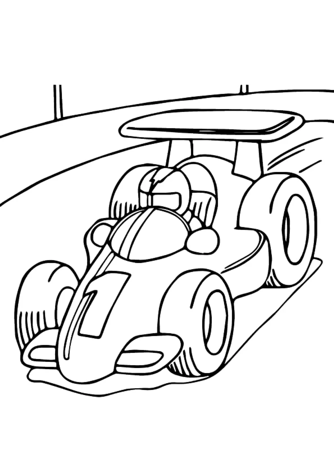 Omalovánka - Formule - 1