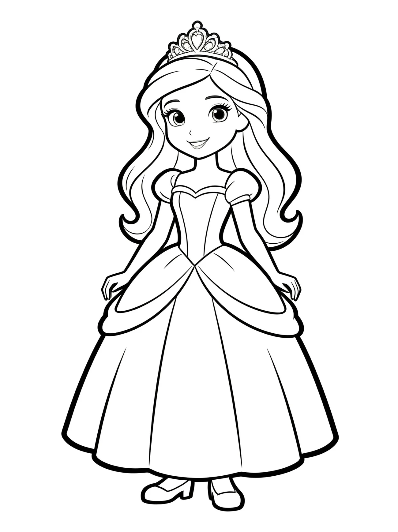 Barbie princezna s tiarou (celá postava)