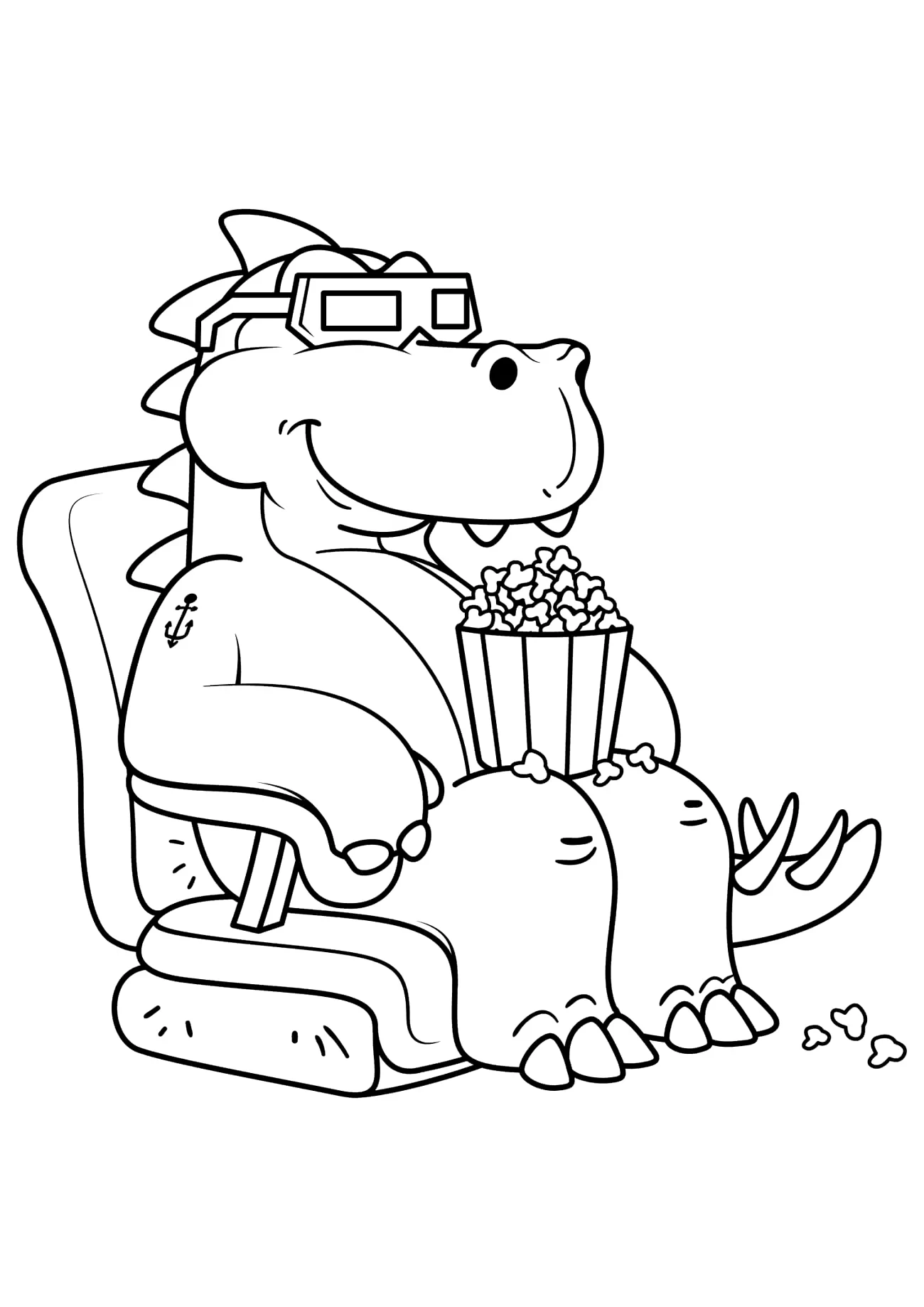 Omalovánka - Dinosaurus - 20