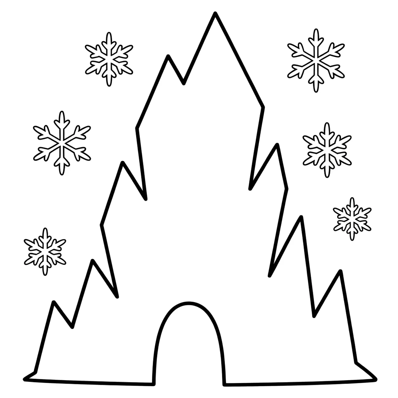 Ledový hrad Elsy z Frozen