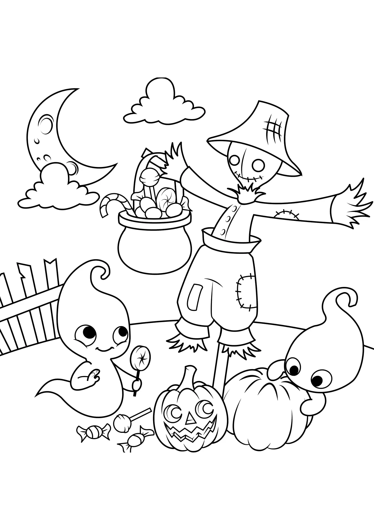 Omalovánka - Halloween - 17
