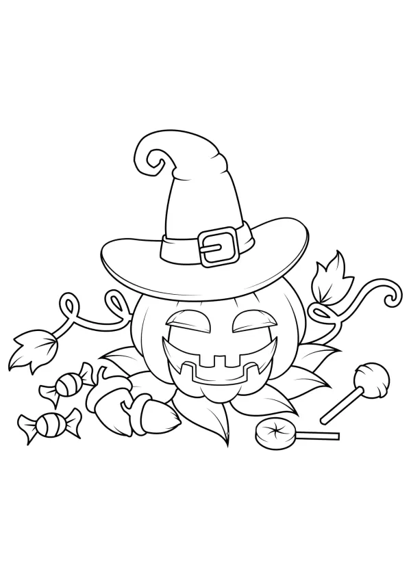 Omalovánka - Halloween - 2