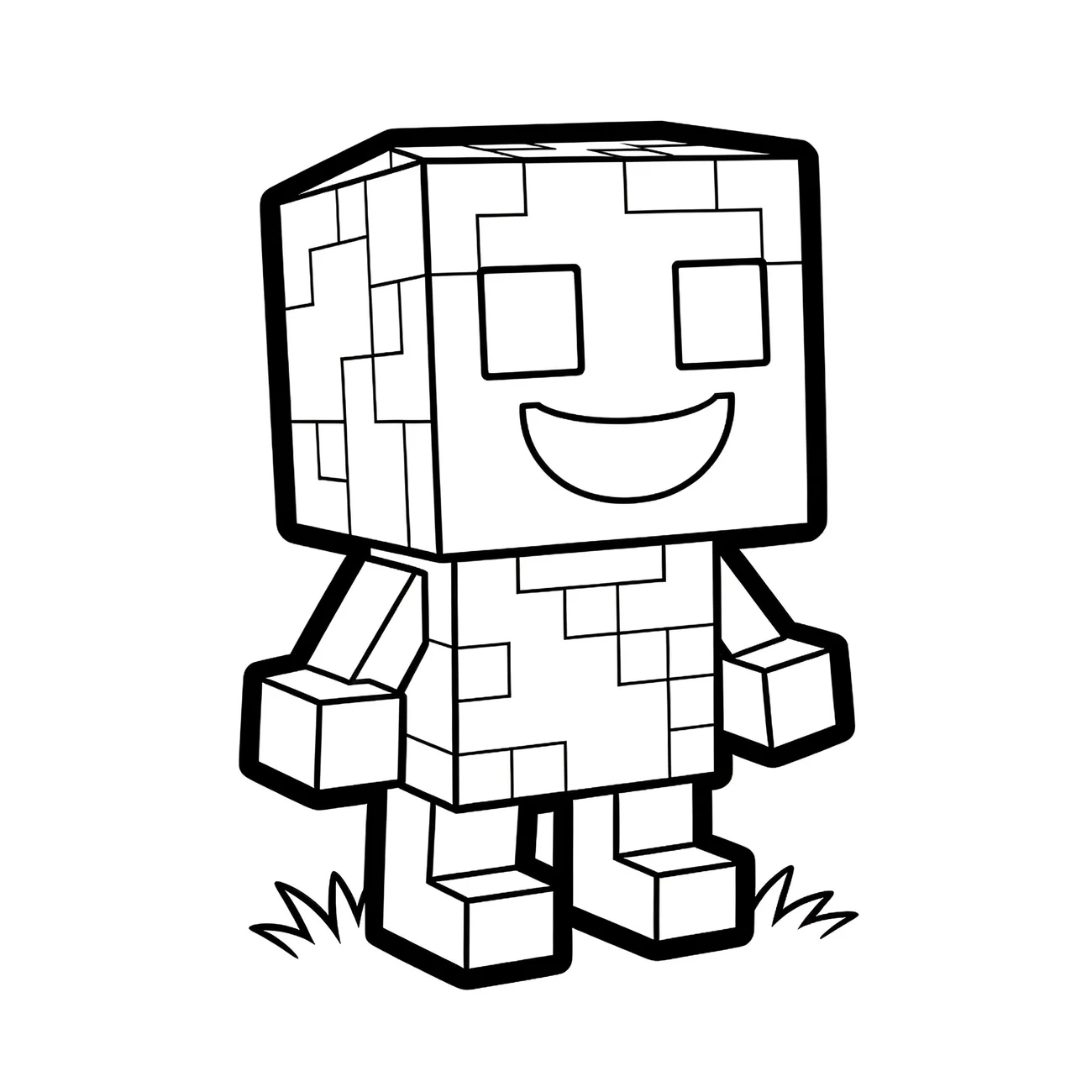 Minecraft Creeper - přátelský