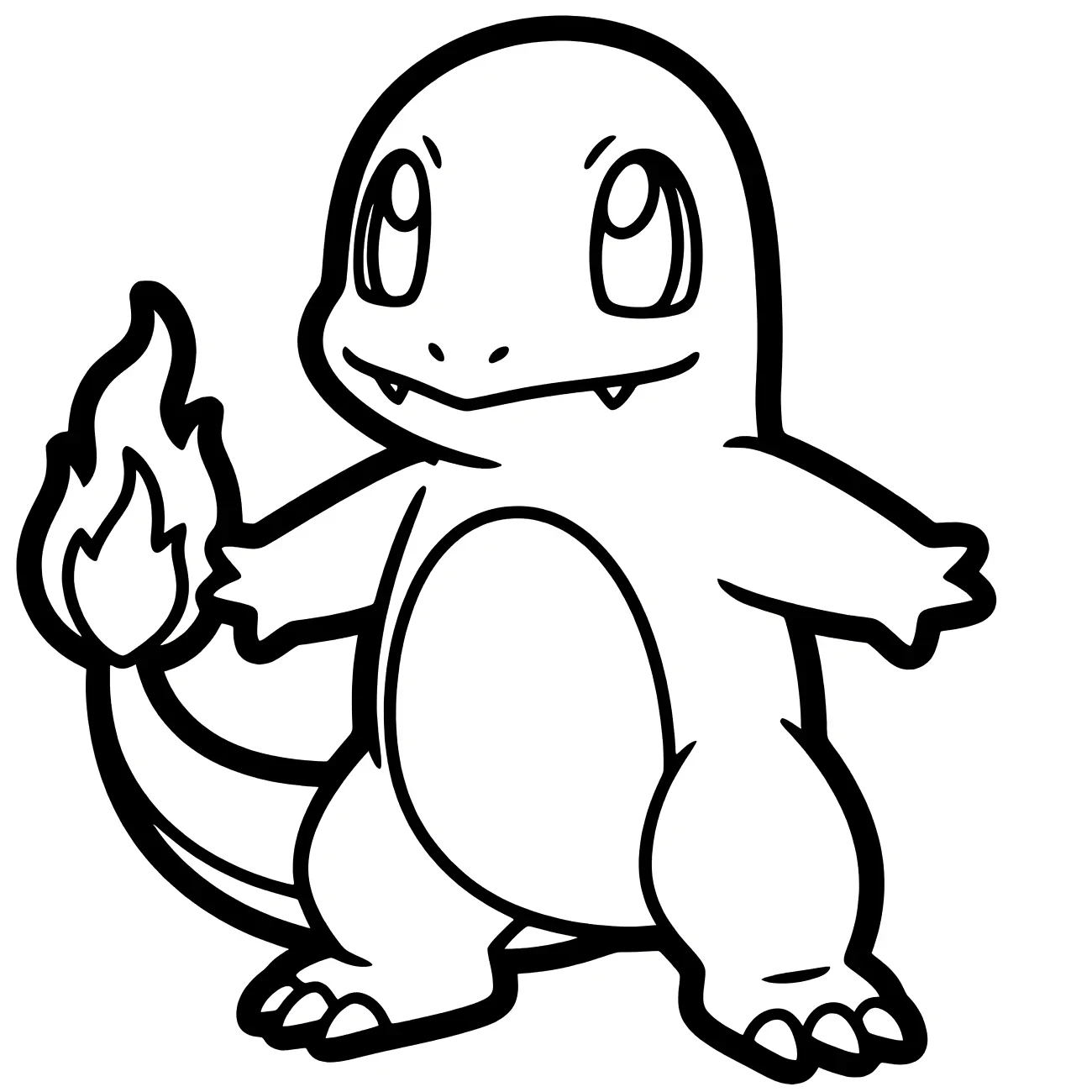 Charmander Pokémon s plamínkem na ocase (variant 2)
