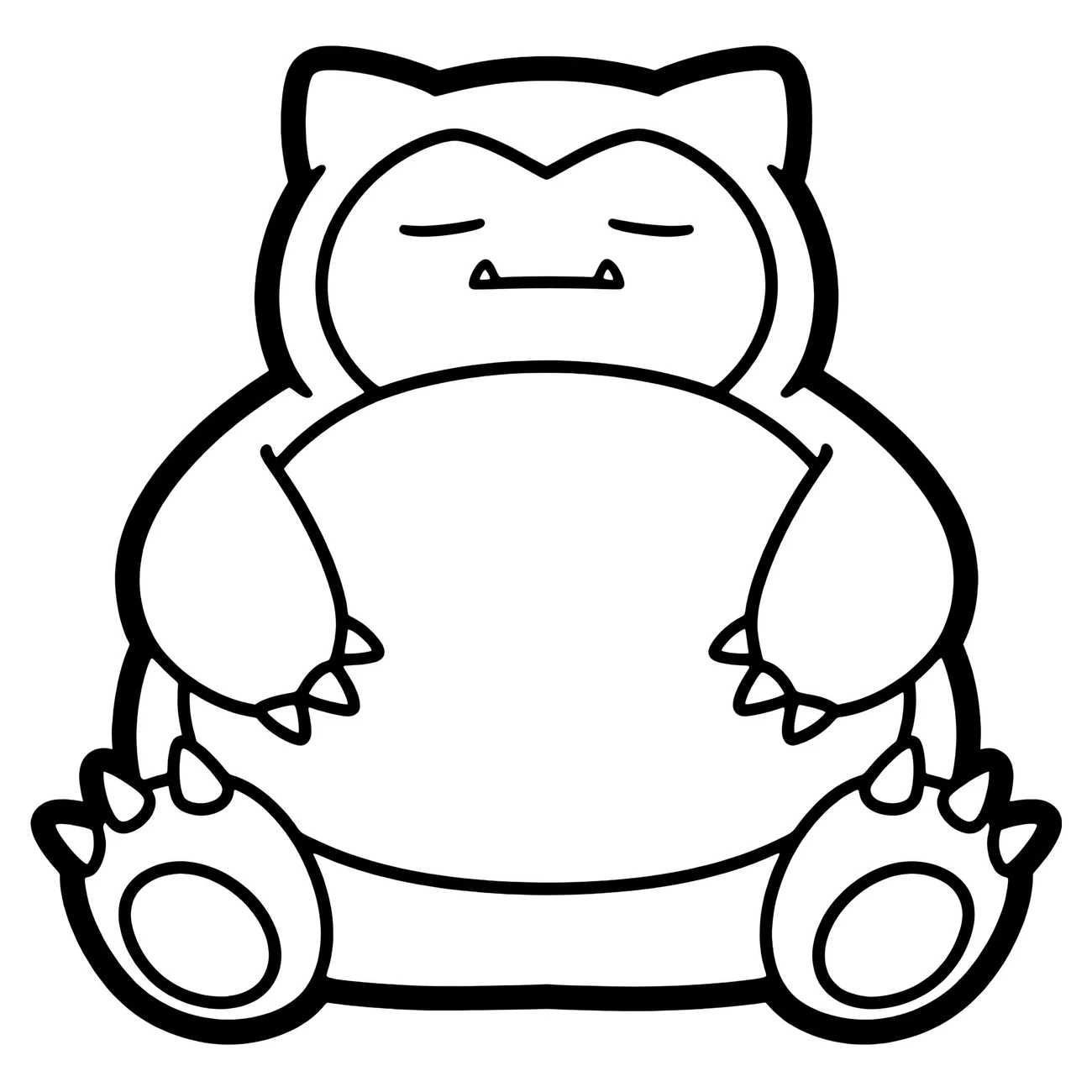 Snorlax Pokémon - spící obří pokémon
