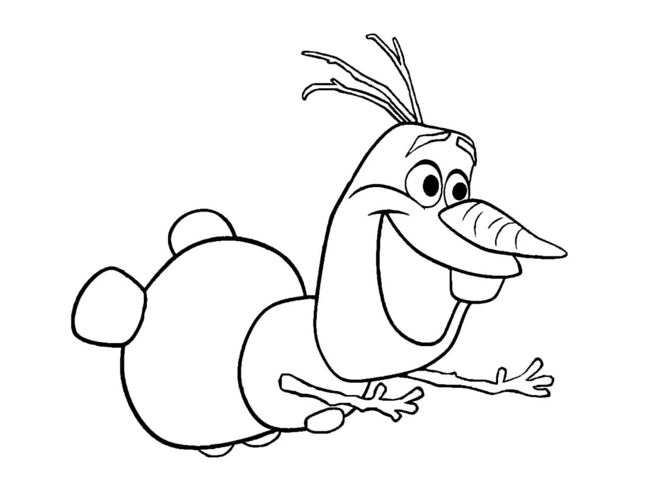 Omalovánka - Olaf