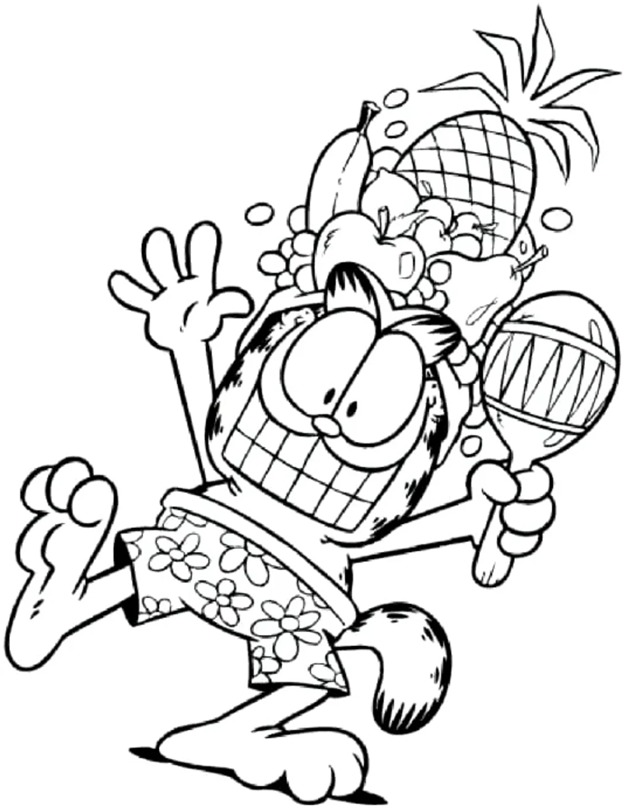 Omalovánka - Garfield
