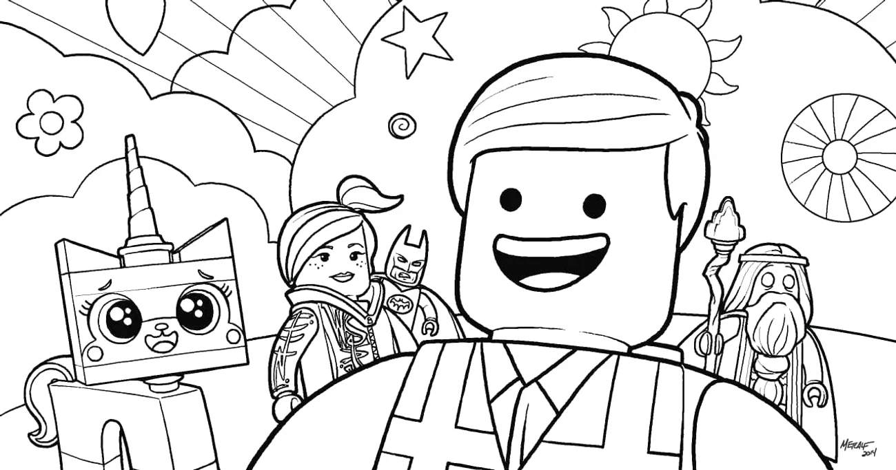 Omalovánka - Lego Movie
