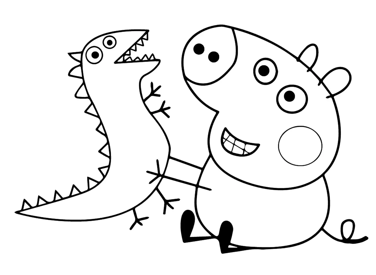 Omalovánka - Prasátko Peppa - 7