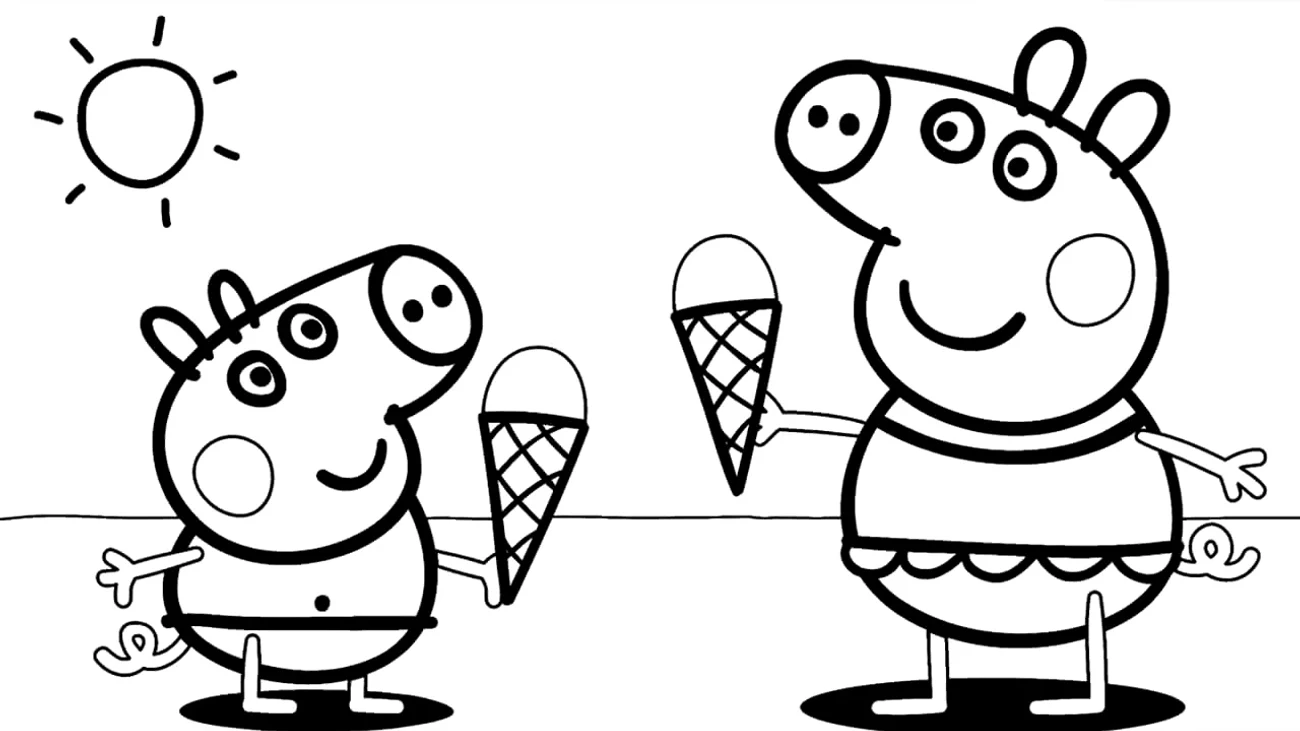 Omalovánka - Prasátko Peppa - 8