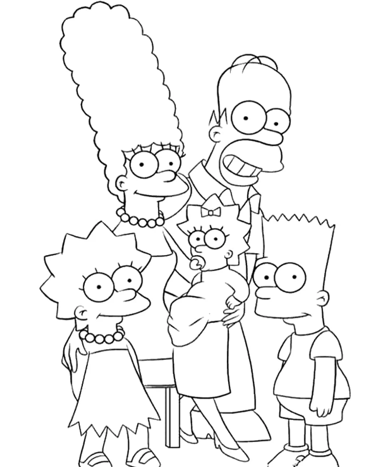 Omalovánka - Simpsonovci - 5