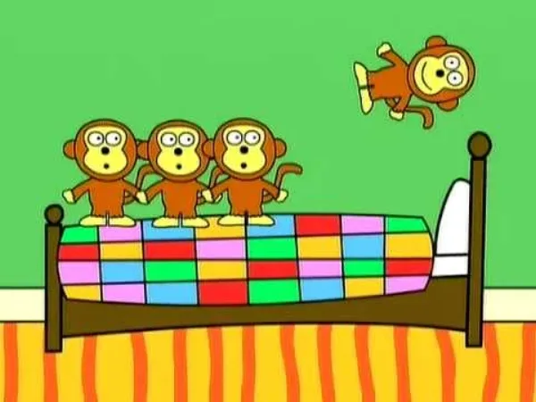 Adventures of Gracey Lou - Gracie Lou- Five Little Monkeys