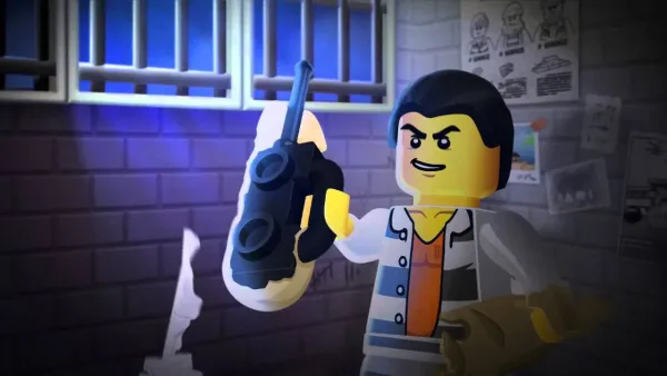 Lego City - Lego City - Vězení na ostrově - trapas s balonem
