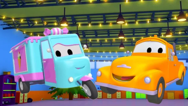 Město aut - Odťahovák Tom a cukrářské auto