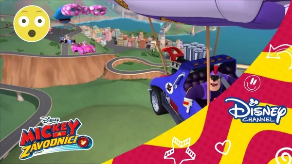 Mickey a závodníci - Mickey  a závodníci - Balónový závod