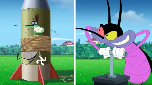 Oggy a švábi - Oggy a švábi - nebezpečný zážitek