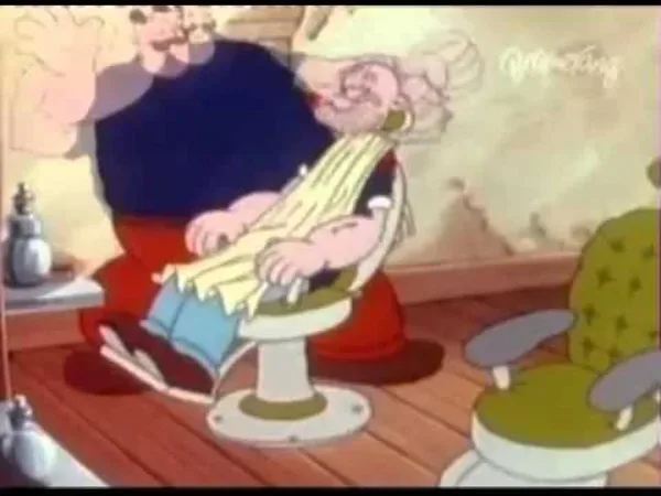 Pepek námořník - Pepek námořník - Hladce oholený muž