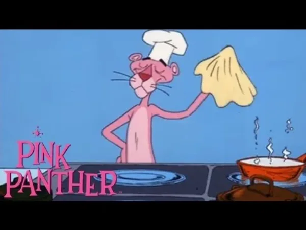Růžový panter - Růžový panter - Modrý talíř