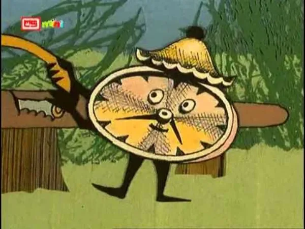 Sedm budíků - Sedm vymyšlených budíků - Jak šel budík na dřevo